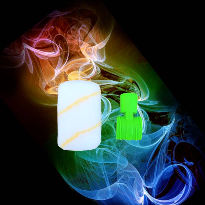 Neon Green 4-Inch Handle Adapter - Requires the purchase of any BetterGrip Paint Roller Kit for wholesale on Faire