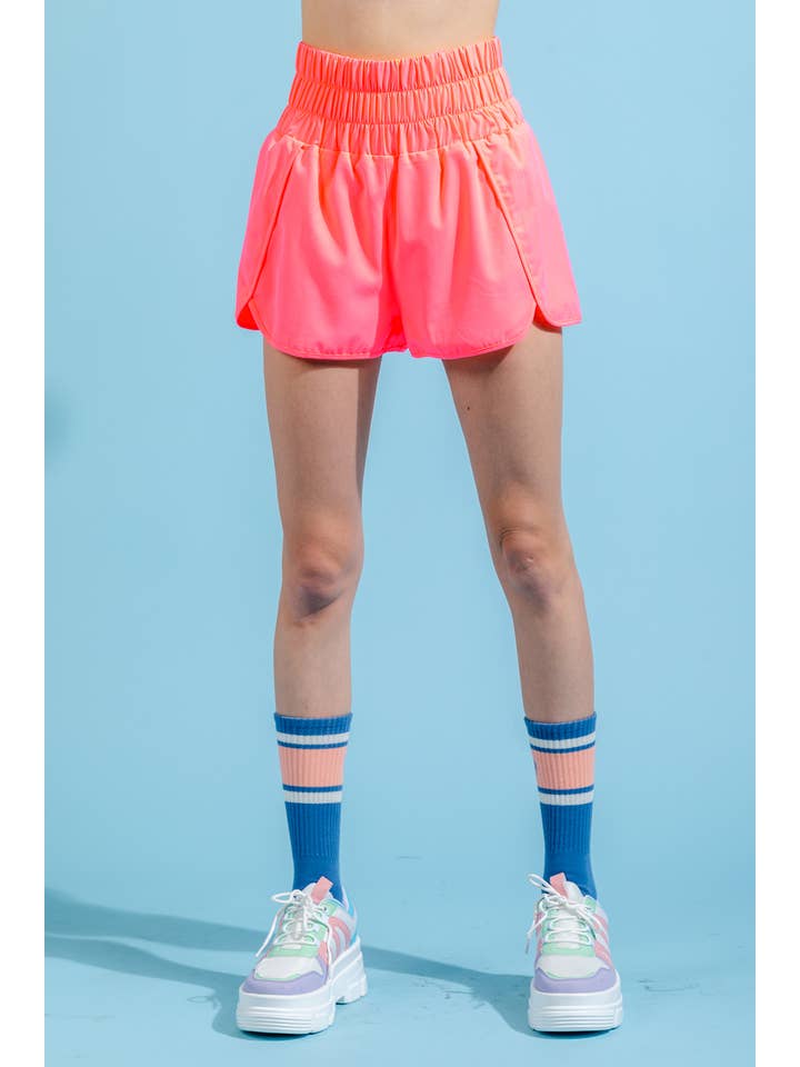 VERY J - Vendita all'ingrosso Pantaloncini sportivi - Donna - NP70025-Pantaloncini sportivi in vita elasticizzata6