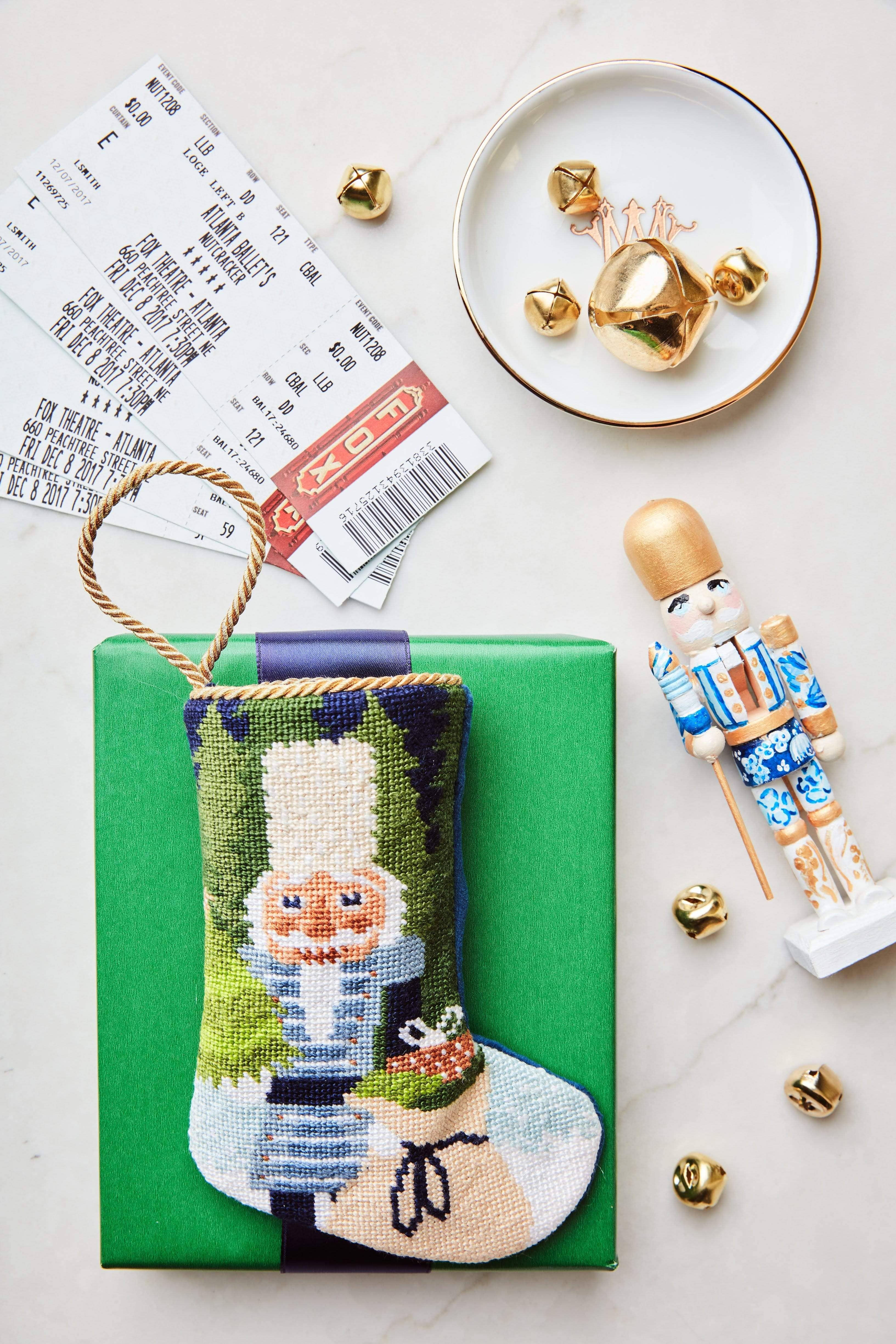 Bauble Stockings - Wholesale Holiday Stocking - Winter Solstice Nutcracker1