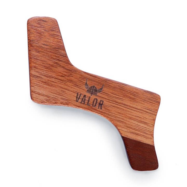 Valor Organics - Wholesale Beard Styling Product - Wooden Beard Shaper0
