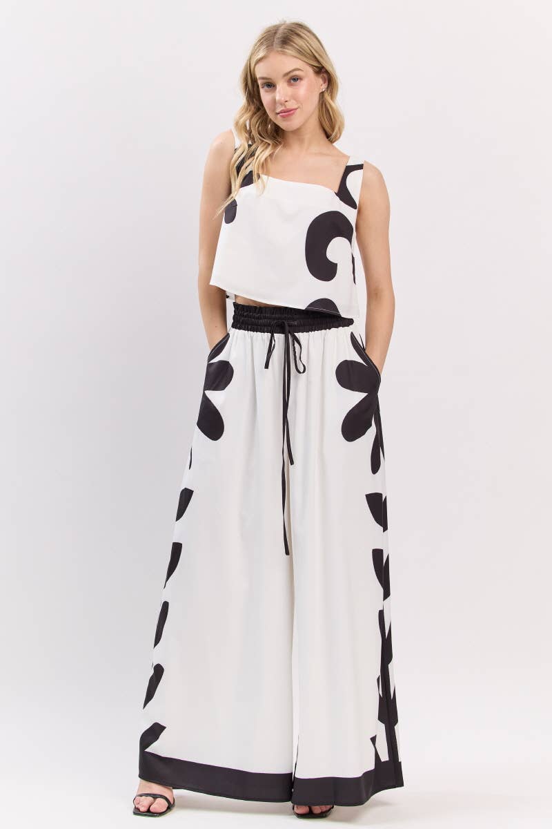 Peace Love Line - Wholesale Top & Pant Set (NOT Loungewear) - Women's - PL7472 - PRINTED WOVEN TOP AND PANT SET8