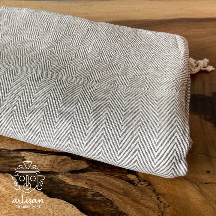 Boat Blanket | Handwoven Cotton | Sand (in support of Save The Mothers) for wholesale by Artisan Trading Post