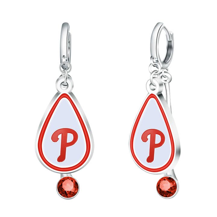 MLB Philadelphia Phillies strass traanoorbellen voor wholesale door Simran International