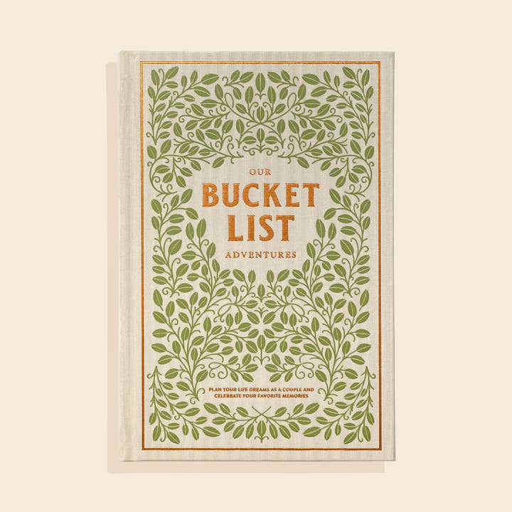 Our Bucket List Adventures: A Guided Journal for Couples for wholesale by Paige Tate & Co.