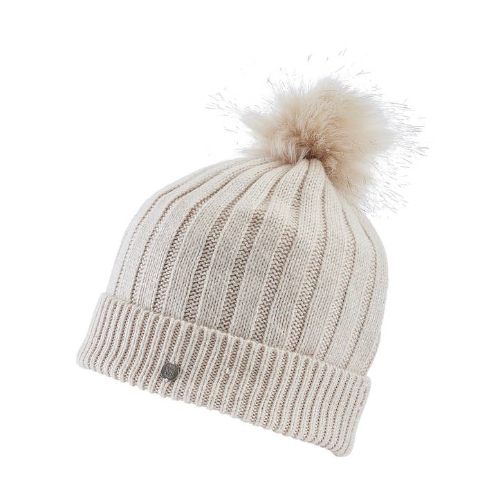 20- och 50-pack: Mössa med tofs och 5 % kashmir för wholesale av NF Nitzsche Fashion