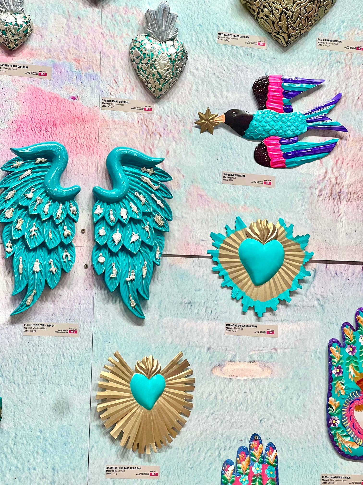 PINK PAMPAS - Wholesale Wall Accent - Rondine con Stella4