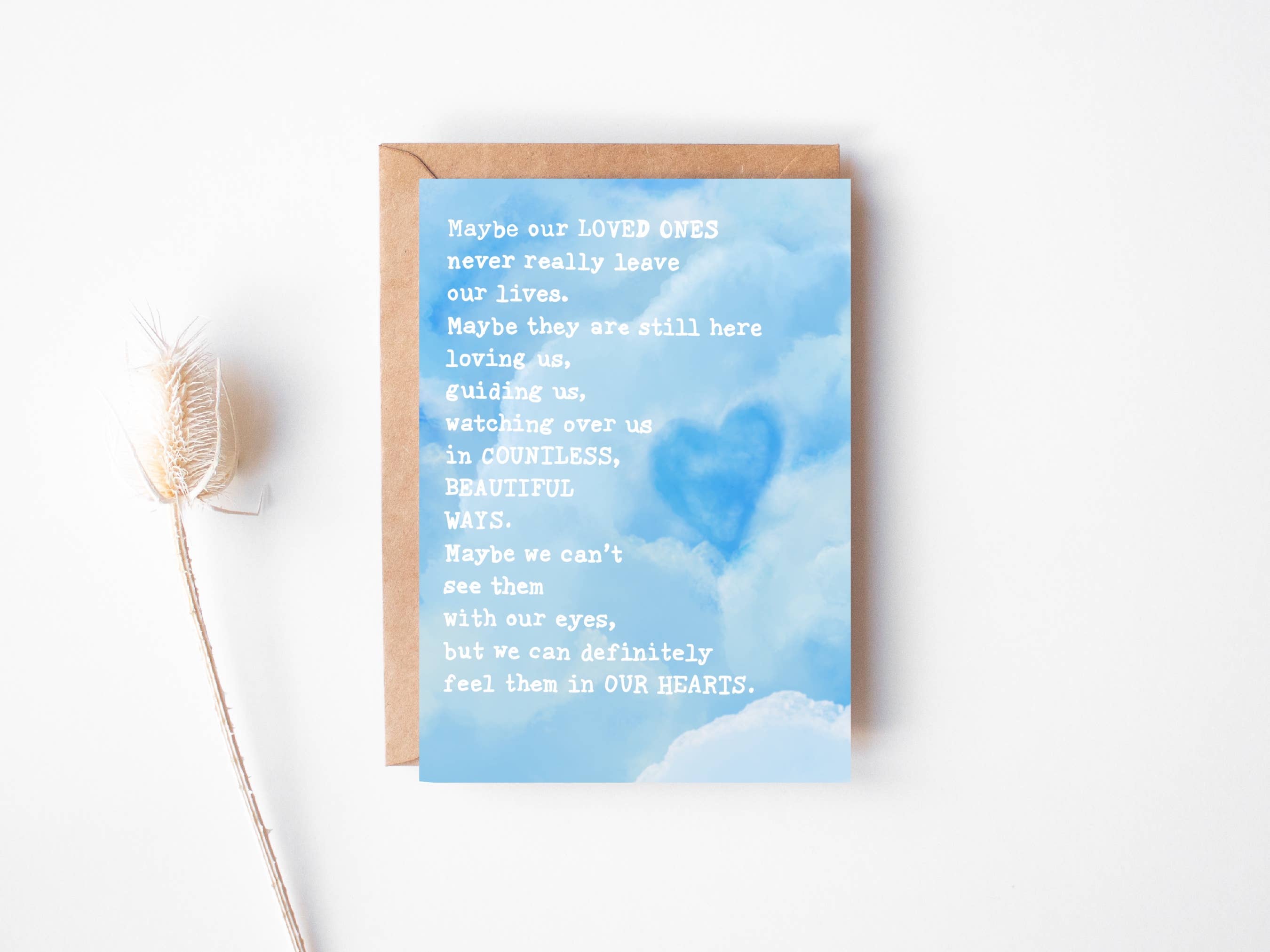 Card & Story - Wholesale Sympathy Card - Remembering a Loved One Sympathy Card