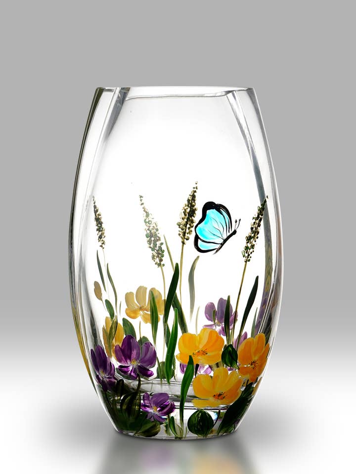 Tanzender Schmetterling - 20 cm Rund für den Großhandel von Nobile Glassware Ltd.