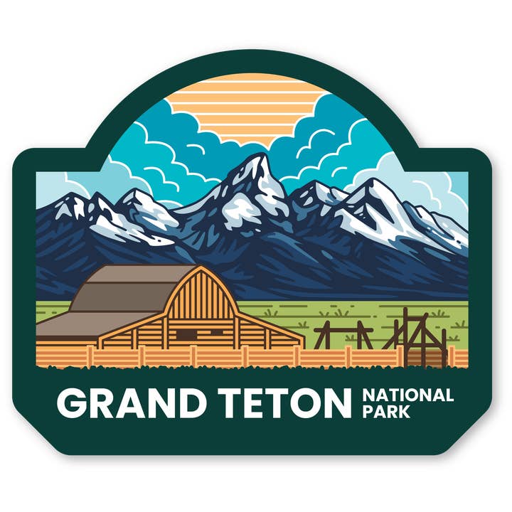 Onderzetter - Grand Teton HD Badge voor wholesale door Morris Magnets