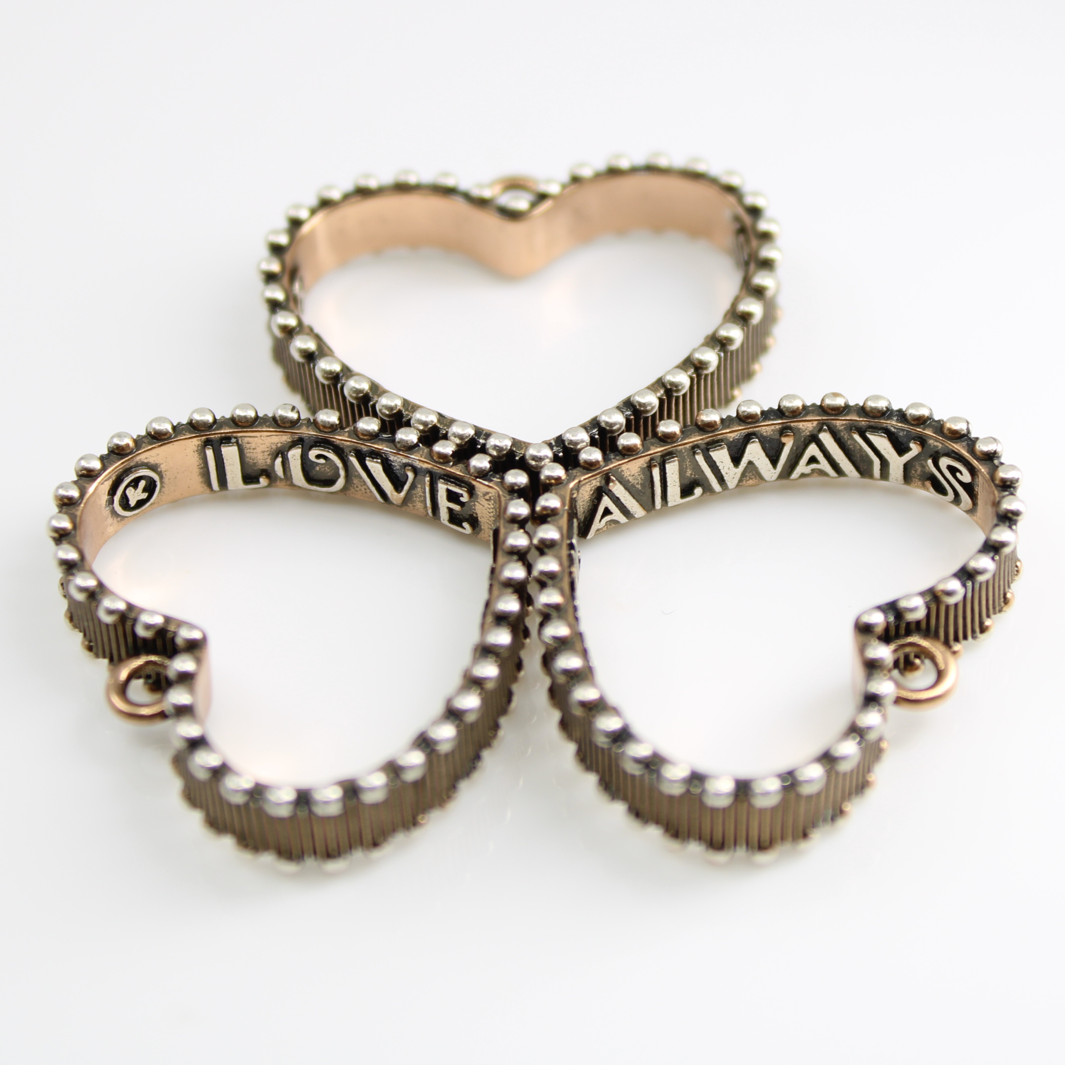 Katia Designs - Vendita all'ingrosso Collana con ciondolo/pendaglio - Collana Delicata Cuore Aperto Amore Sempre1