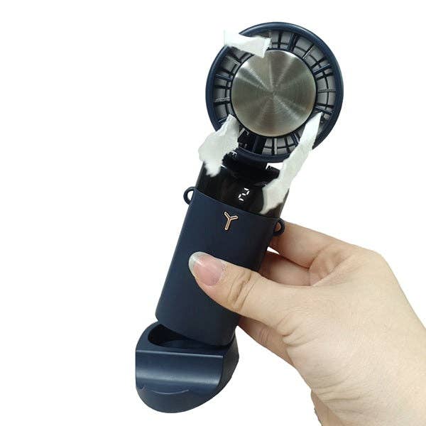 Showcase - Wholesale Handheld Electric Fan - Cool Chill Fan with Ice Plate Blue15