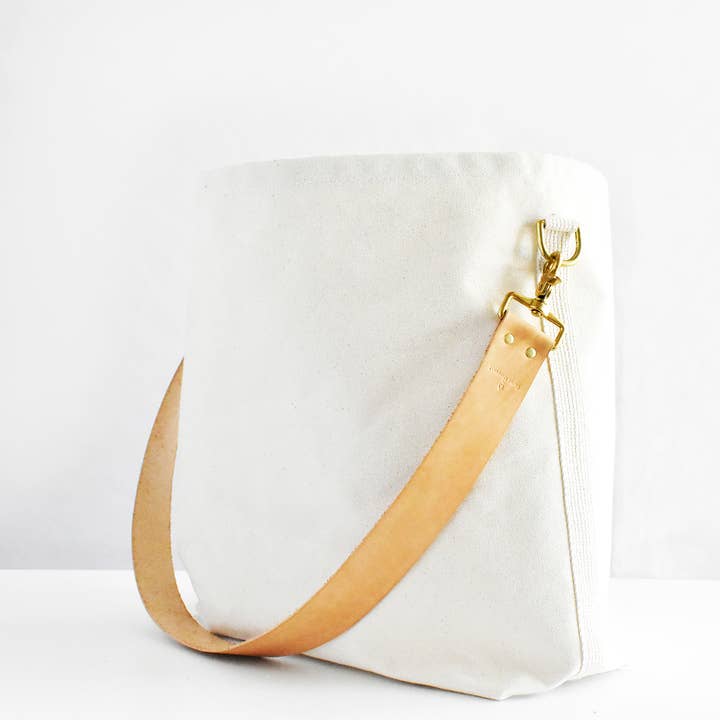 Celina Mancurti, LLC - Wholesale Tote Bag - Women's - Tote Bag with Leather Strap- Tan1