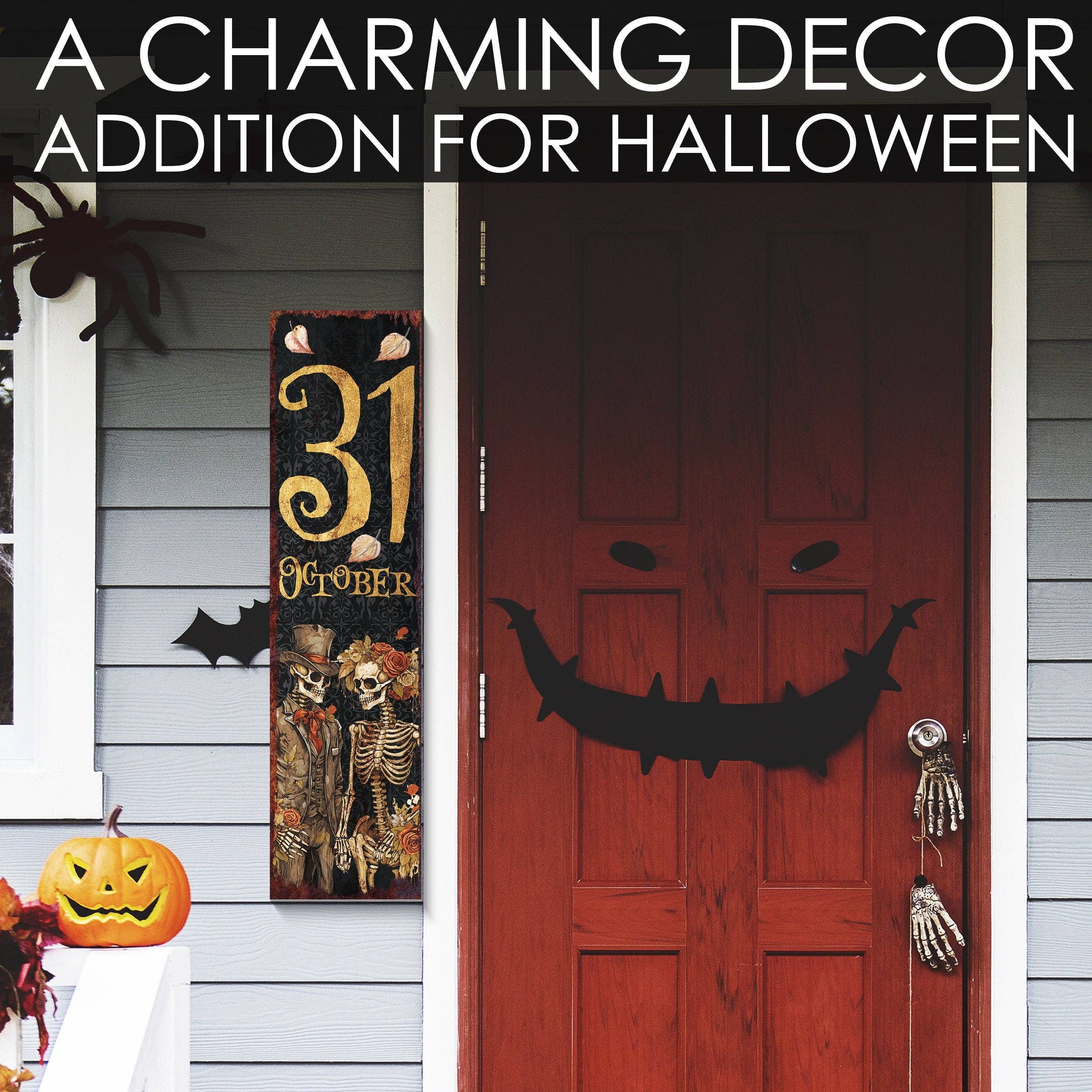 TX USA Corporation - Wholesale Sign - Rustic Farmhouse Halloween Porch Sign | Durable Outdoor October 31st Decor7