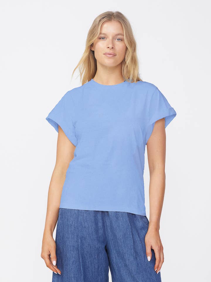 T-shirt surdimensionné en jersey nuage en mer pour la vente par Stateside