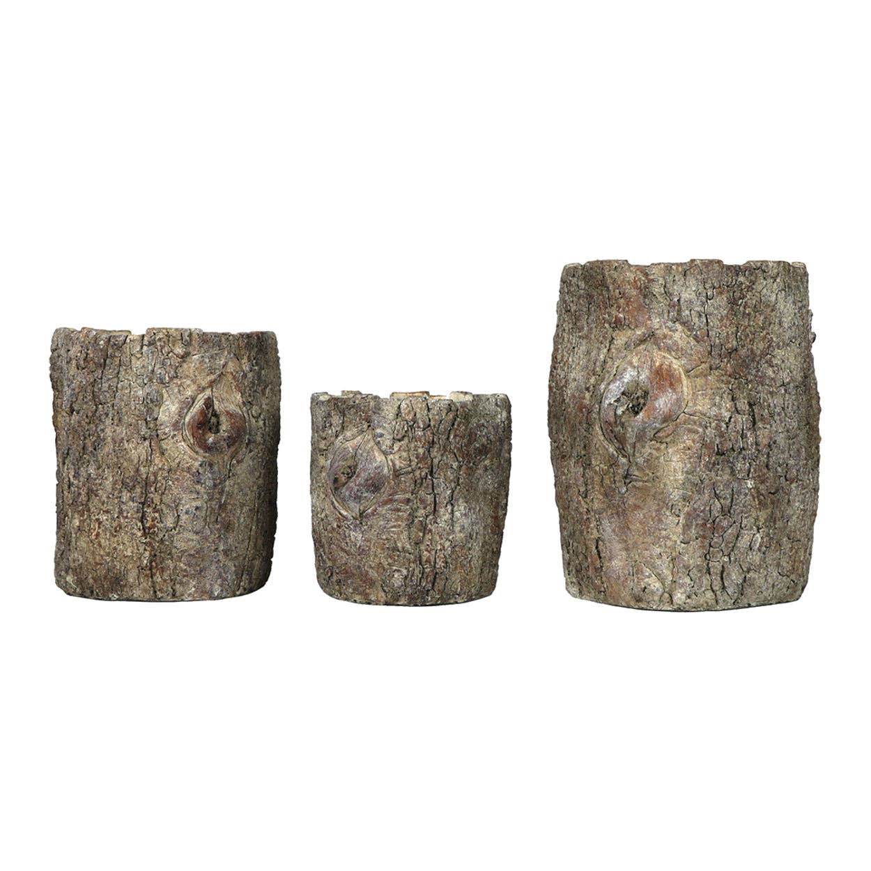 Blue Ocean Traders - Wholesale Plant Pot - Faux Bois Log Planter3