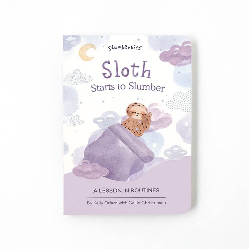 Slumberkins Inc. - Wholesale Stuffed/Plush Toy - Kids & Baby - Sloth's Routines Plush Set - with 2 books!9