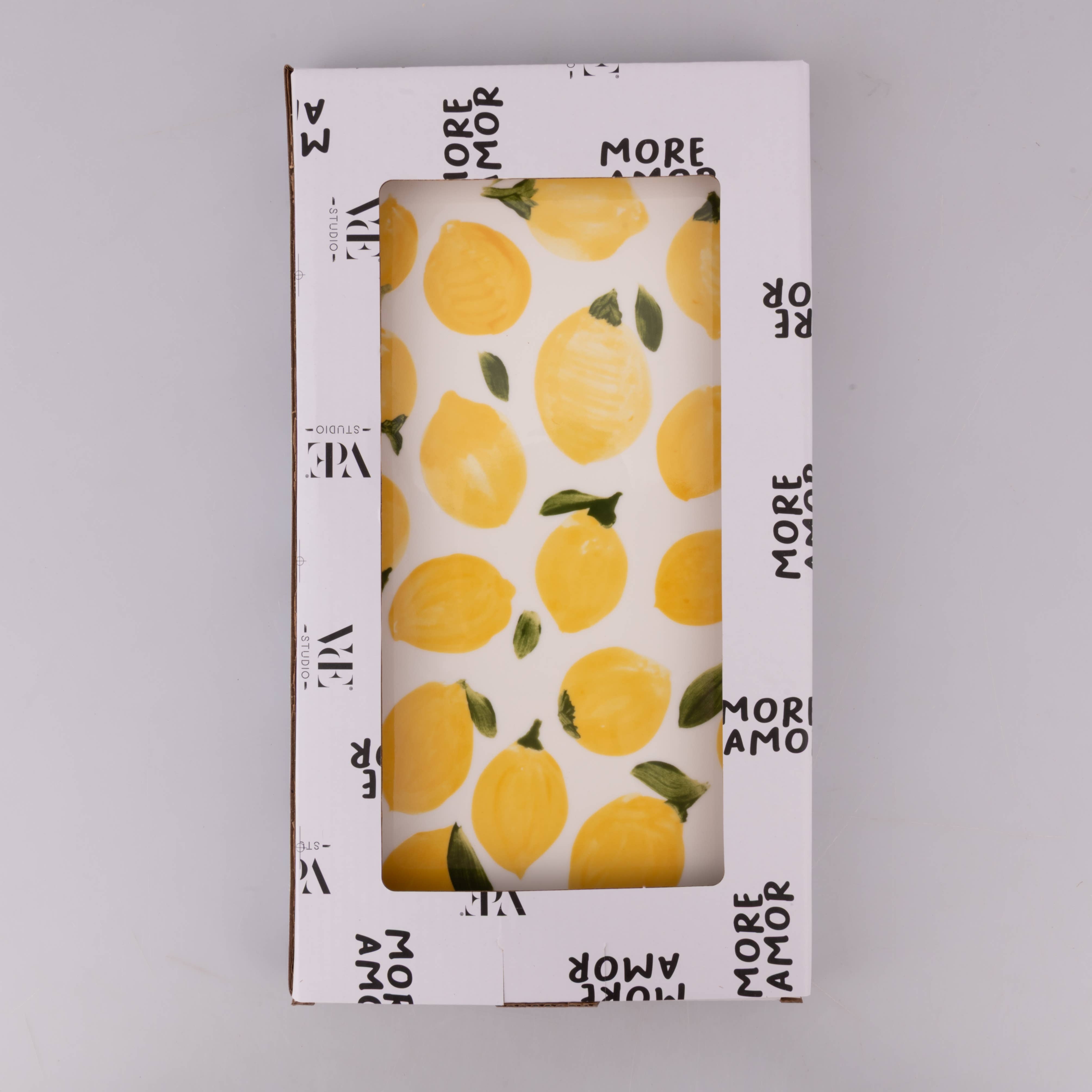 VdE Tivoli 1996 - Wholesale Dinner Plate - Fruit Life Rectangular Plate 2 Ass 31.5x16.5CM Lemons4