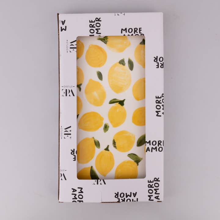 VdE Tivoli 1996 - Wholesale Dinner Plate - Fruit Life Rectangular Plate 2 Ass 31.5x16.5CM Lemons4