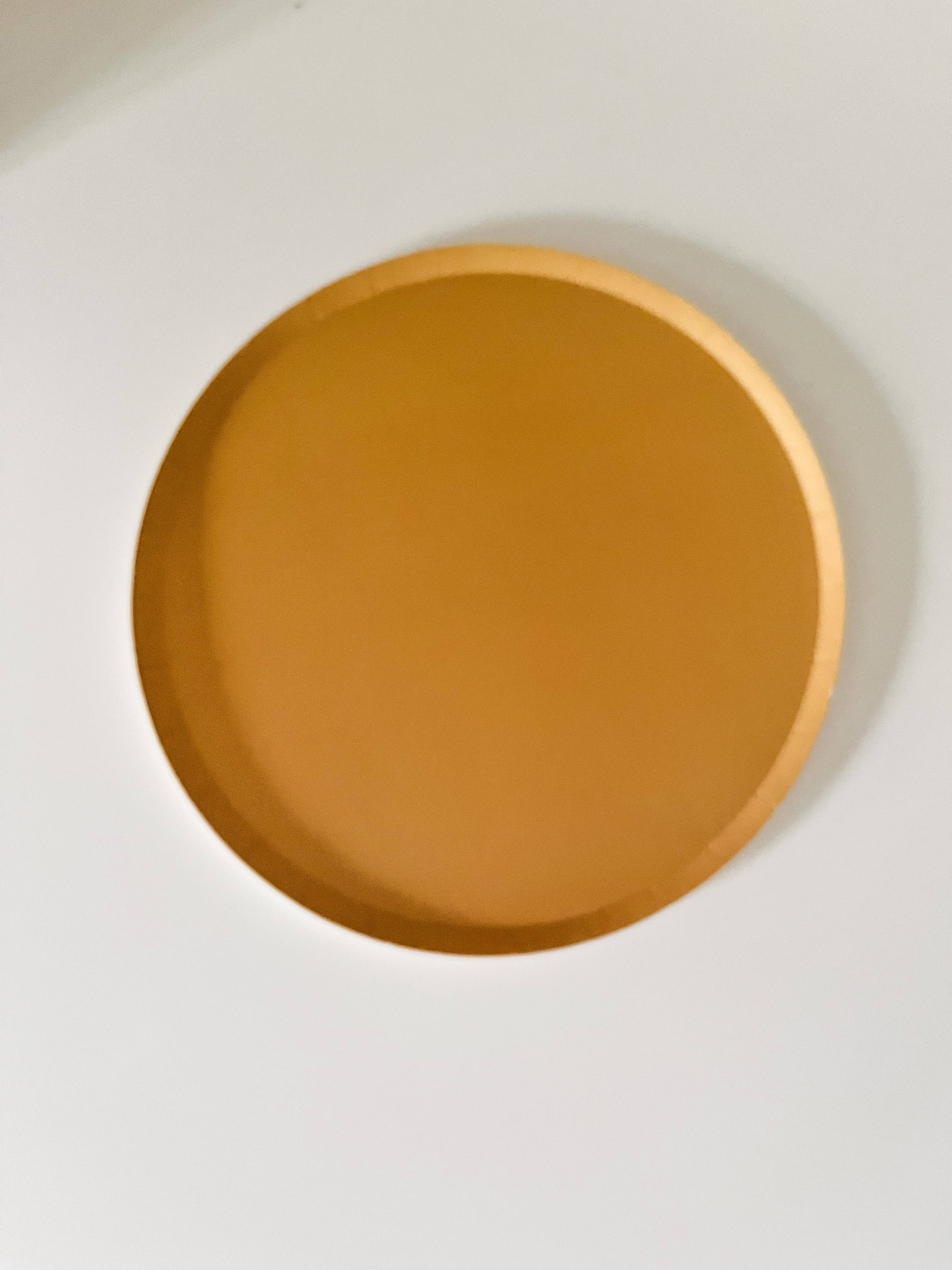 Josi James - Wholesale Disposable Plate - Classic Gold Matte