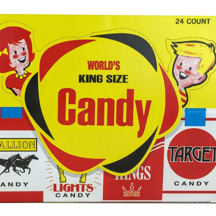Long Island Candy Factory – wholesale Boiled sweets – World's King Size Candy Cigarettes 24 count