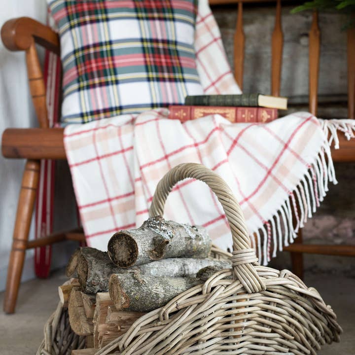 Bacon Basketware - Wholesale Basket - OVAL GREY RATTAN GATHERING BASKET1