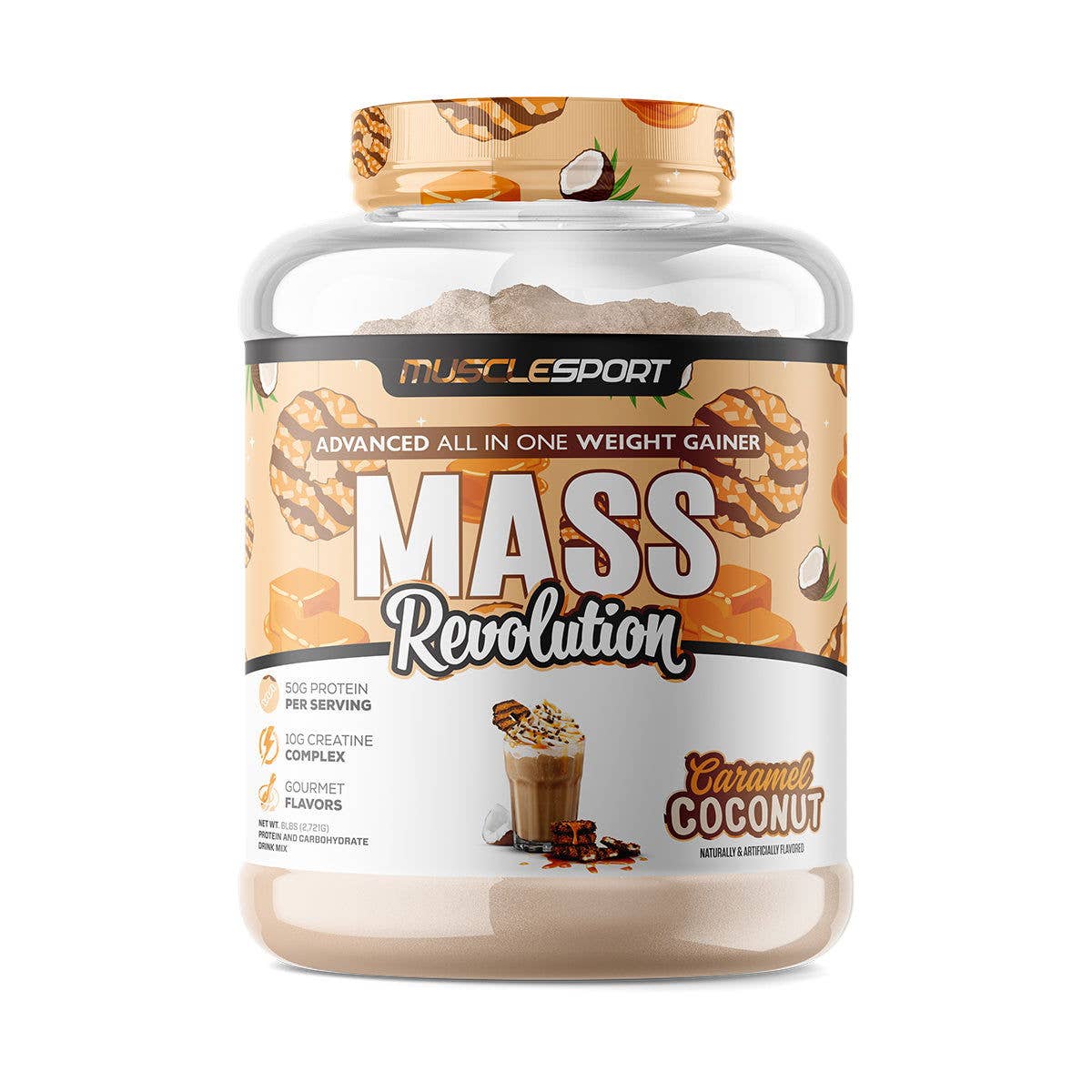 MuscleSport - Wholesale Protein/Superfood Powder - Mass Revolution™ Mass Gainer 6lb4