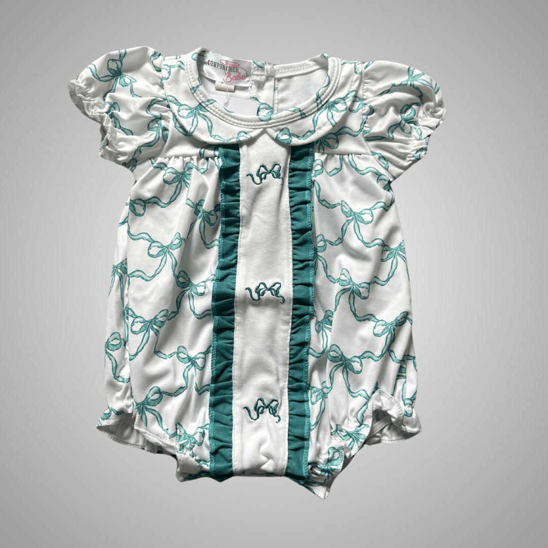 Cowpuncher Babe - Vente Body (sans pieds) – bébé - BLOUSE VERTE À NŒUD0