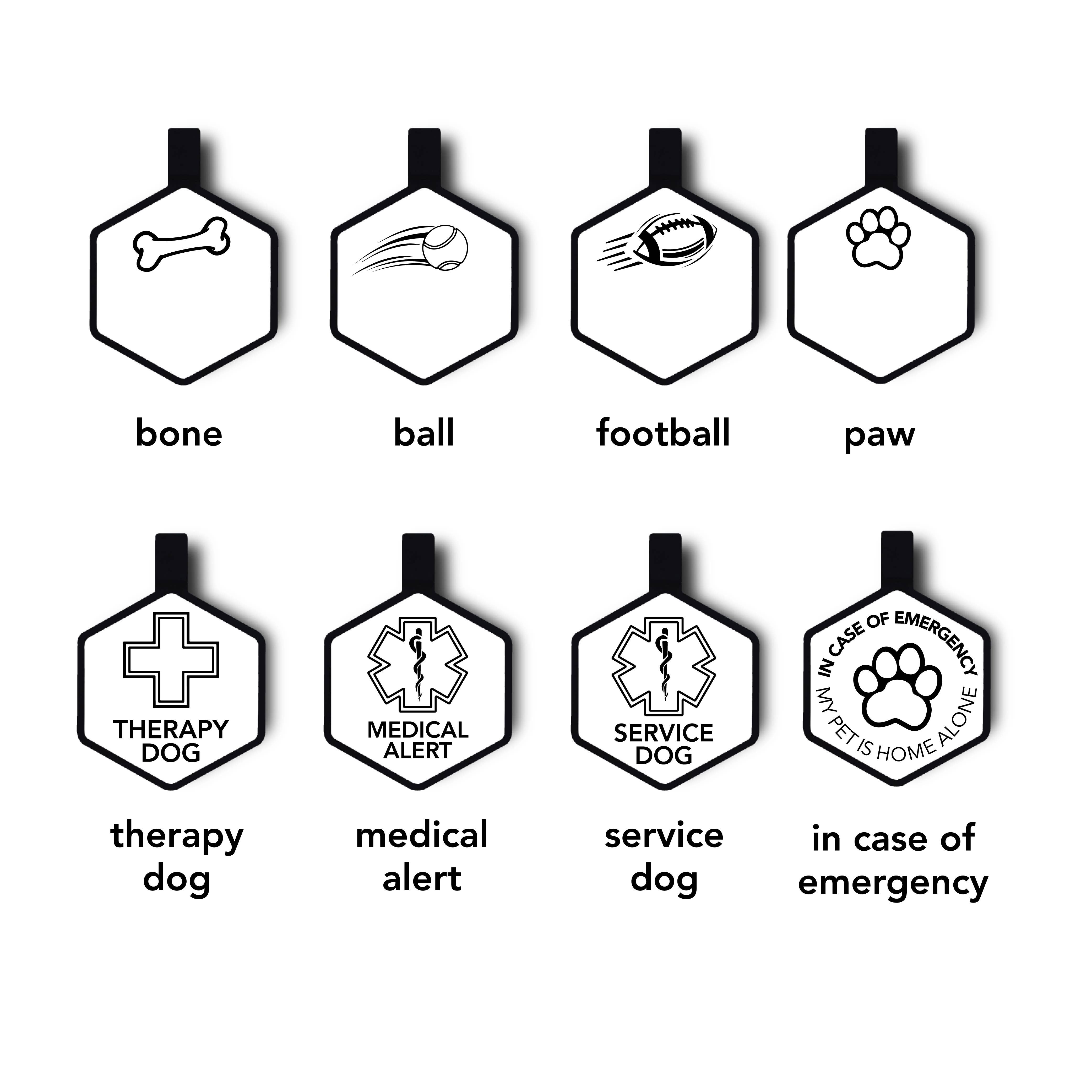 Besties Pets - Vendita all'ingrosso Etichetta per collare - Cani - Campione di medaglietta per cane - Disponibile in 30 colori3