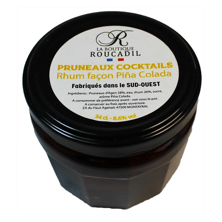 Pruneaux Cocktail - Rum Piña Colada Style - 34Cl for wholesale by Maison Roucadil