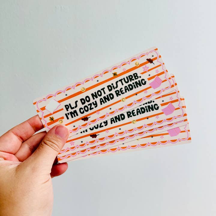 Sonny Rising - Wholesale Bookmark - Bookmark Please Do Not Disturb. I'm Cozy And Reading1