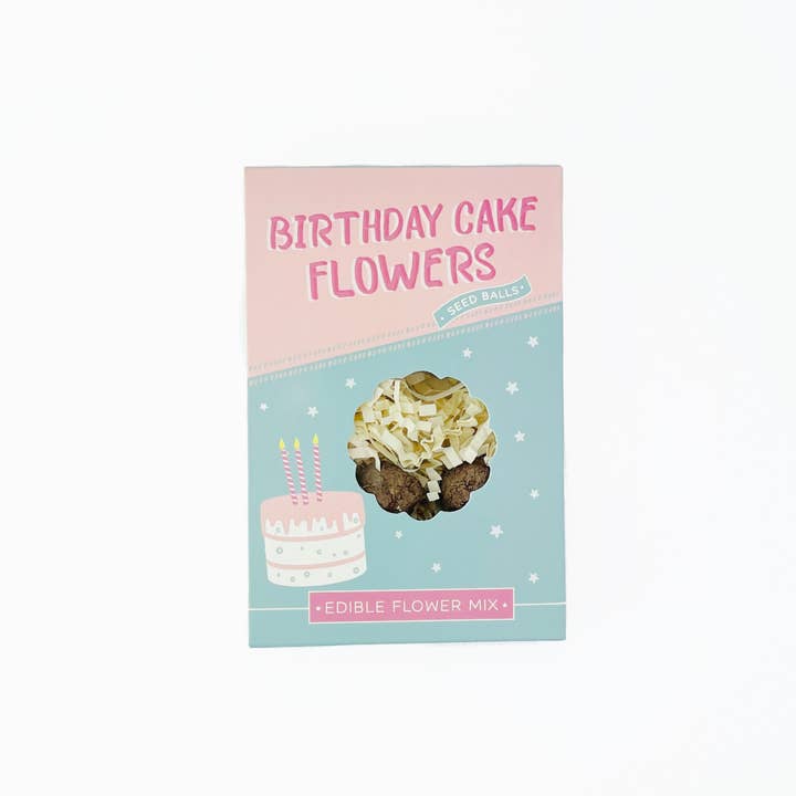 Sow the Magic - Wholesale Plant Seeds - Birthday Cake Edible Flowers Garden Seed Ball Gift Box