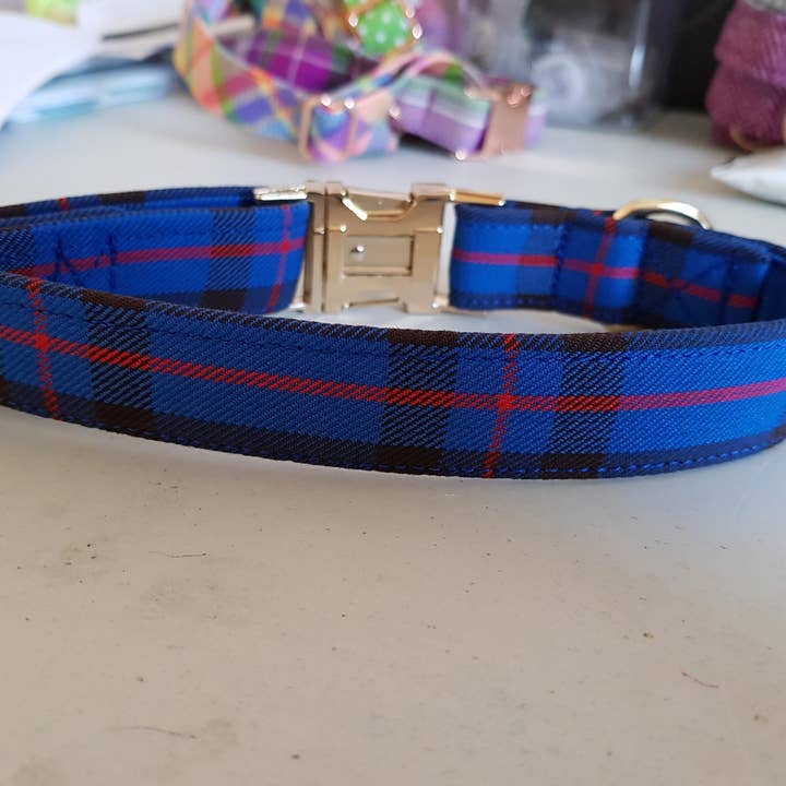 Tartan Terrors - Vente Collier – chien - Collier pour chien en tartan (moyen) - Elliot Tartan3