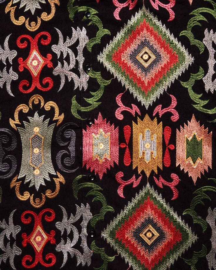 MULTI Babylon Artisan Edition Button Up Shirt for wholesale on Faire1