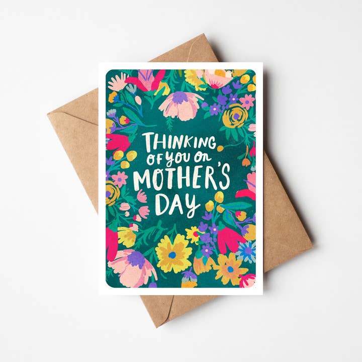 Pensando em ti no Cartão de Saudações do Dia da Mãe por atacado de Cake and Crayons