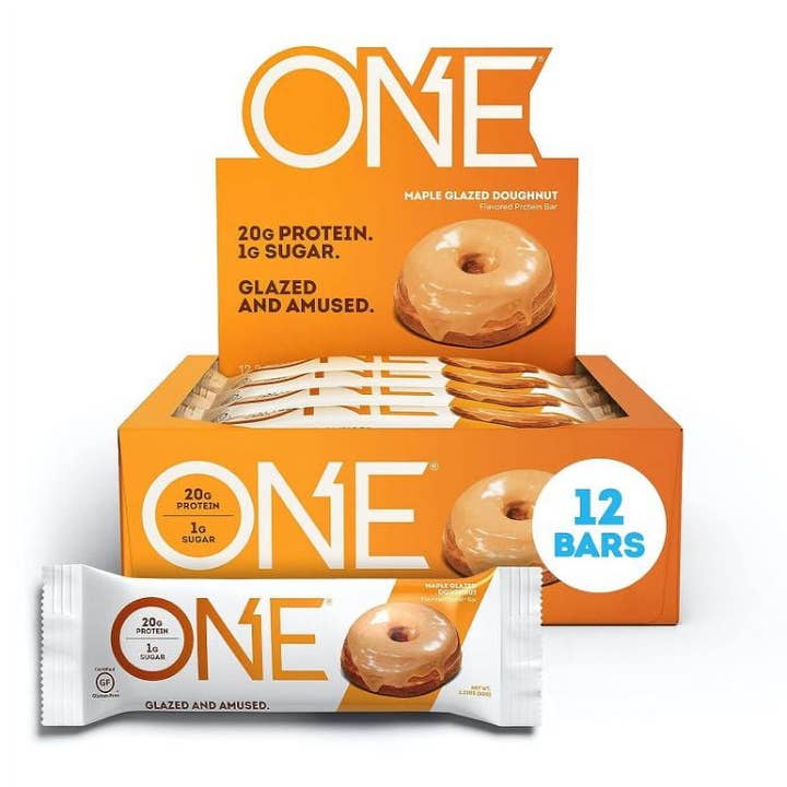 L&F Universal Goods - Wholesale Snack Bar - ONE PROTEIN BAR 12/60G MAPLE GOLIAOZED DOUGHNUT