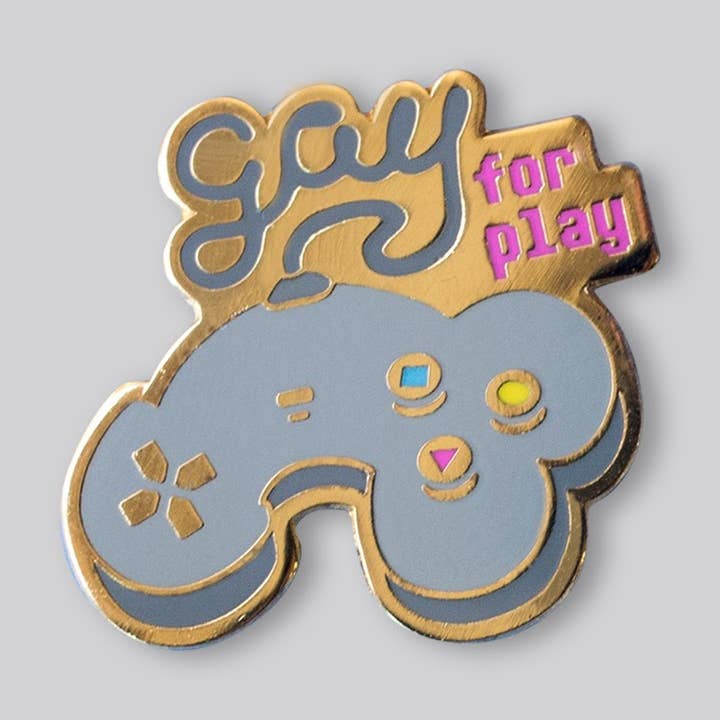 Gay For Play Pin for wholesale by GAYPIN'