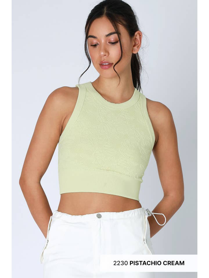 NIKIBIKI - Wholesale Knit Top - Women's - NS8330 - Lace High Neck Crop9