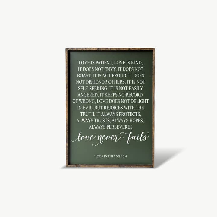 Williamraedesigns - Wholesale Art Print - Corinthians Verse Framed Print - Christian Decor12