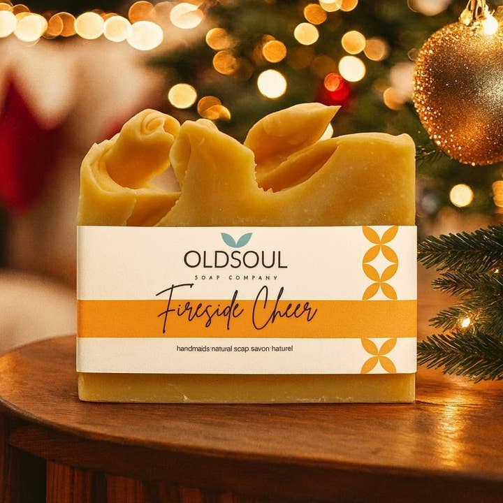 Fireside Cheer Soap for wholesale by Old Soul Soap Company Inc.