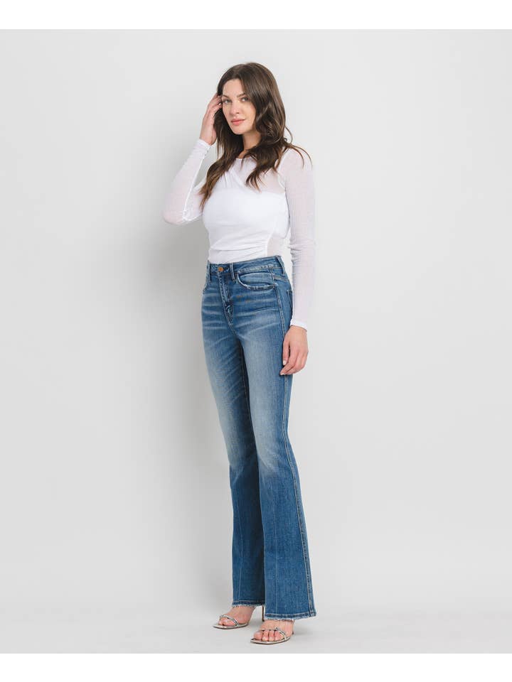 ERR FREE HIGH RISE FULL LENGTH BOOTCUT JEANS F5099 for wholesale on Faire8