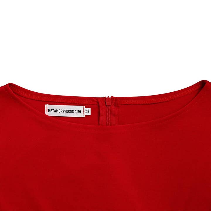 ACCITY - Wholesale Dress - Women's - FASHIONABLE AND ELEGANT LACE-UP PLUS SIZE DRESS_CWDMD36548