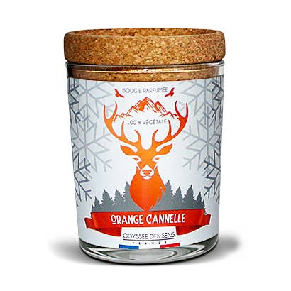 Arancia/Cannella - Candela 180g per la vendita all'ingrosso da parte di ODYSSÉE DES SENS