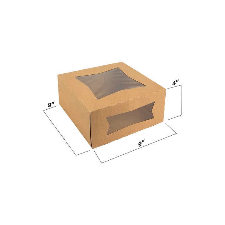 MT Products - Wholesale Food Storage Container - MT Products Brown Cupcake Box/Bakery Box6