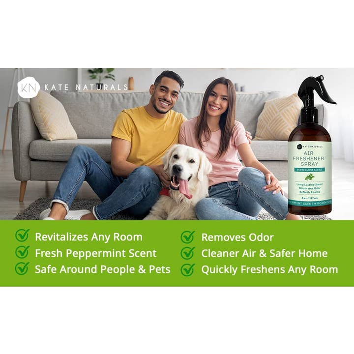 Kate Naturals - Wholesale Air Freshener - Air Freshener Spray - Peppermint Scent