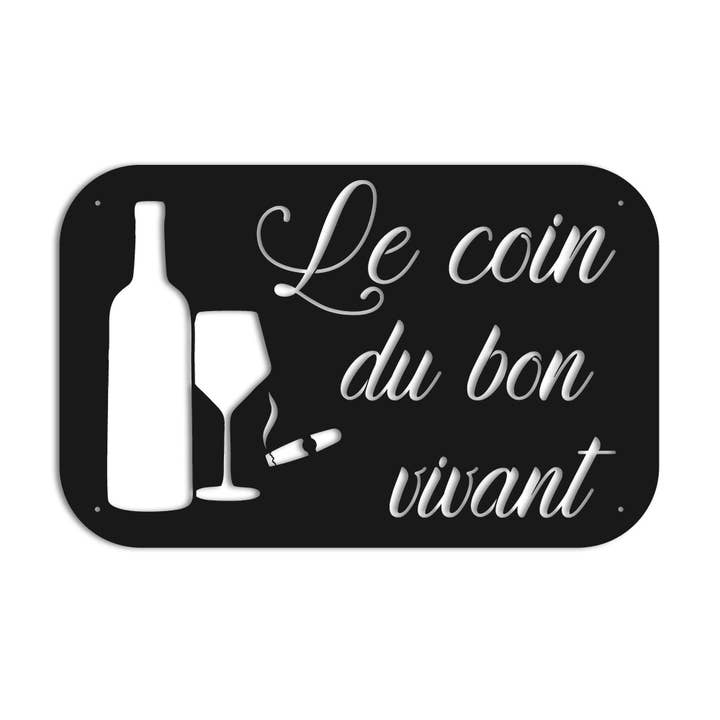 Le Bon Vivant Wall Plaque for wholesale by Lefevre Paris