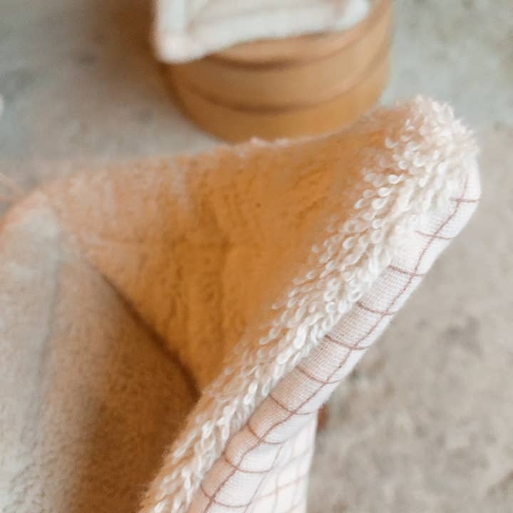 Maison Sauvage - Wholesale Schoonmaaksponsjes - Grote schoonmaakhanddoekspons in lichte kleuren6