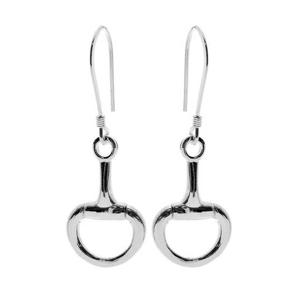 Cavelli half eggbutt snaffle earrings for wholesale by Kali Ma Designs - Sterling Silver Jewellery