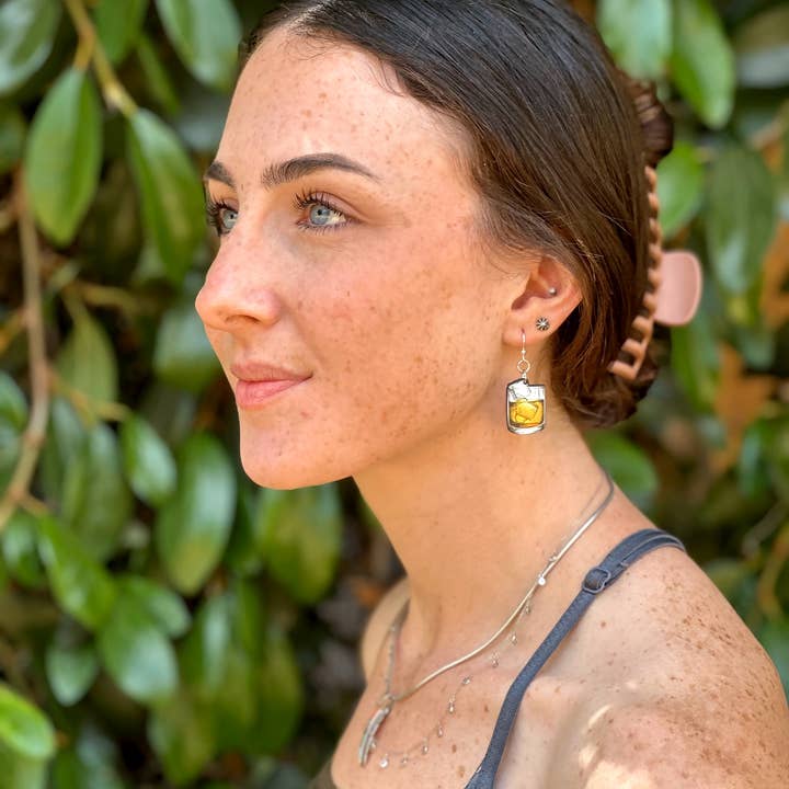 Green Tree Jewelry - Wholesale Dangle Earrings - Whiskey Earrings #17312