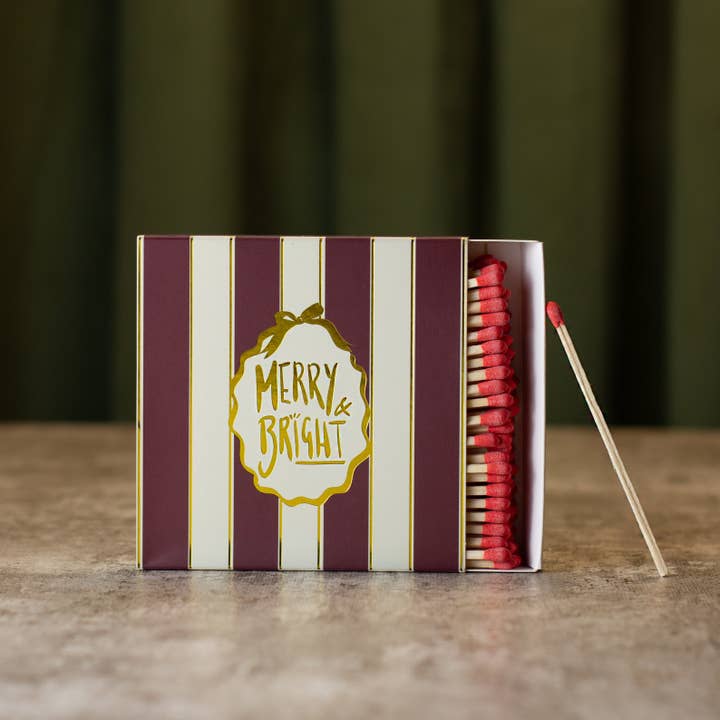 Under the Tree: Merry & Bright Matches for wholesale by Zesty Lemons