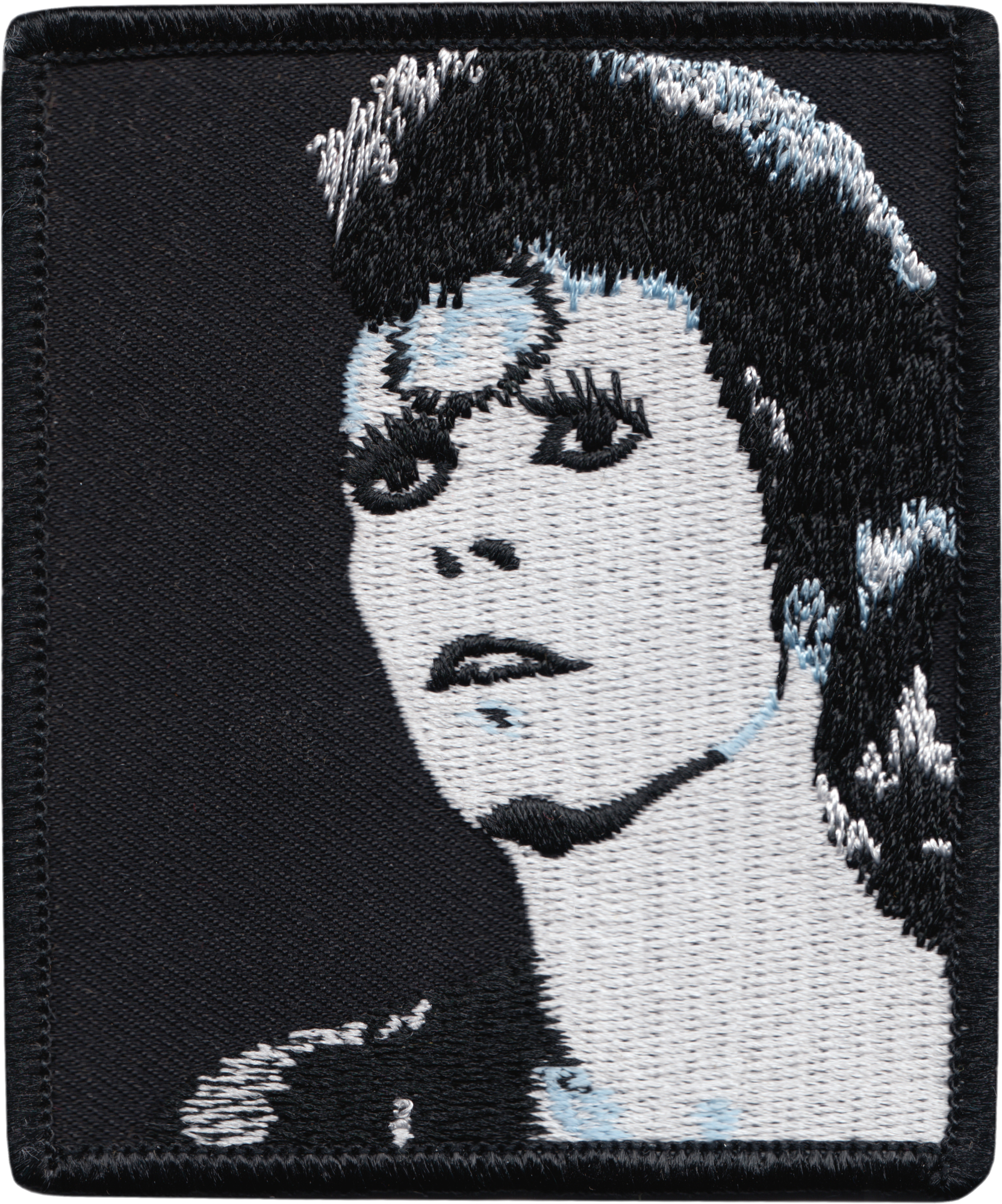 Square Deal Recordings & Supplies - Wholesale Patch - Patch - David Bowie B&W Ziggy - 1970s Glam Rock Music Band0